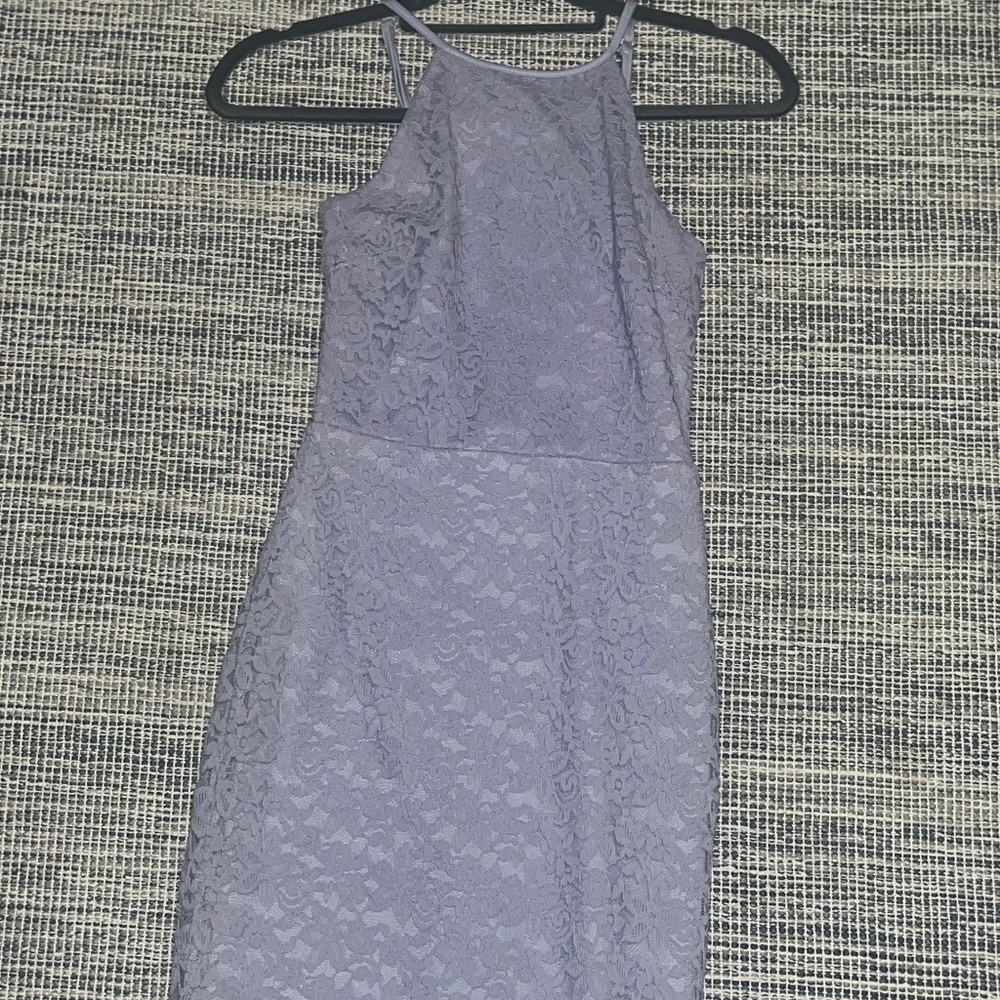 Lulus Lavender Lace Dress